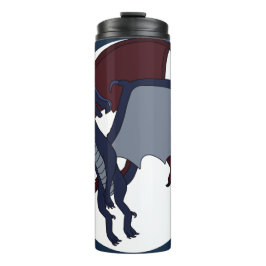 Bouteilles Isothermes Tumbler de Lune de Dragon de Fantaisie Mythique As