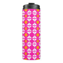 Tumbler rose vif et orange