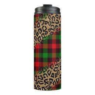 Bouteilles Isothermes Tumbler Sublimation Designs buffalo plaid Xmas