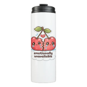 Bouteilles Isothermes Tumbler Thermique Cerise Rouge Émotionnel