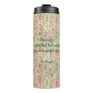 Bouteilles Isothermes Tumbler Thermique Fleur des Champs Pastel avec Cit