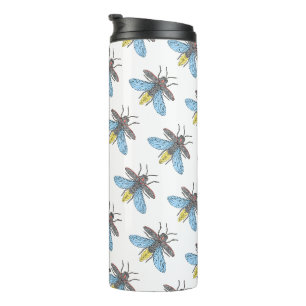 Bouteilles Isothermes Tumbler thermique - Lucioles (motif blanc)