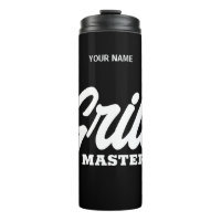 Tumbler thermique maître grill sur mesure pour le 