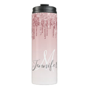 Bouteilles Isothermes Tumbler Thermique Pailleté Rose et Violet à Effet