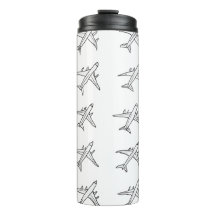 Tumblers à motif d'avion