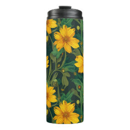 Bouteilles Isothermes Tumblers Thermiques à Motif Floral