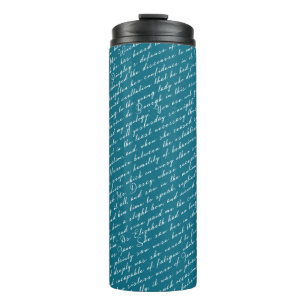 Bouteilles Isothermes Turquoise Jane Austen Pride Préjugés Netherfield B