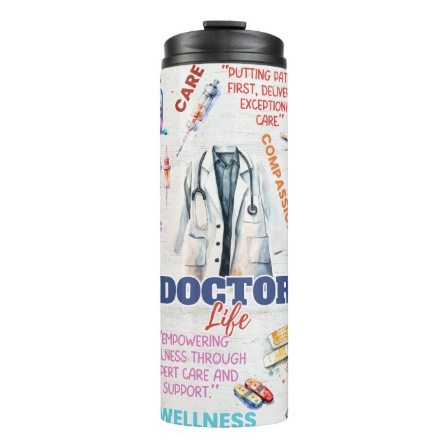 Bouteilles Isothermes Tuteur thermique de la vie du docteur (Devant)