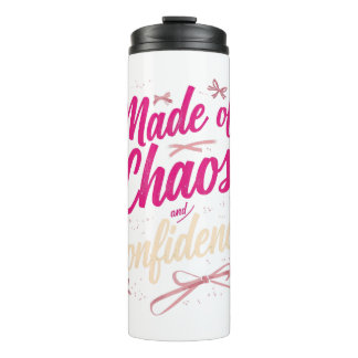 Bouteilles Isothermes Typographie Rose Impertinente Chaos Et Confiance