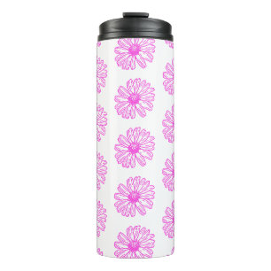 Bouteilles Isothermes Ultra Rose Fleur de marguerite Impression, Hippie