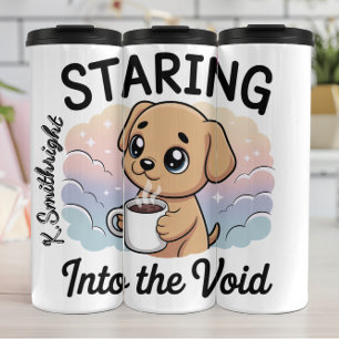 Bouteilles Isothermes Un chien qui s'approche du vide