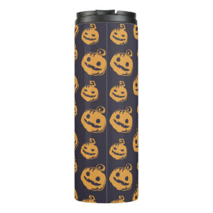 Bouteilles Isothermes Un drôle de Citrouille effrayant face à Halloween