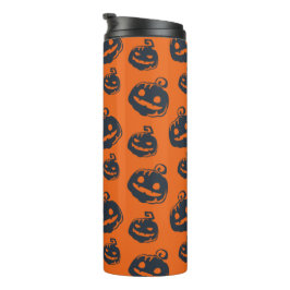 Bouteilles Isothermes Un drôle de Citrouille effrayant face à Halloween