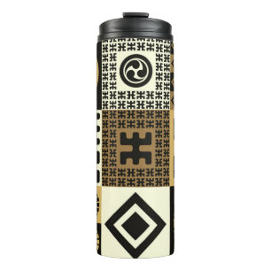 Bouteilles Isothermes Un ensemble de motifs sans couture de style japona