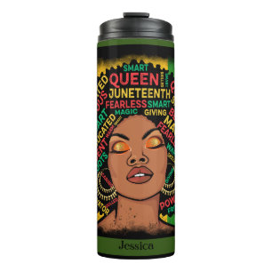 Bouteilles Isothermes Une femme noire moderne motivationnelle positive