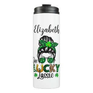 Bouteilles Isothermes Une Lucky Lassie Avec Le Nom Tumbler Thermal