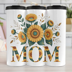 Bouteilles Isothermes Une mère florale de tournesol salue