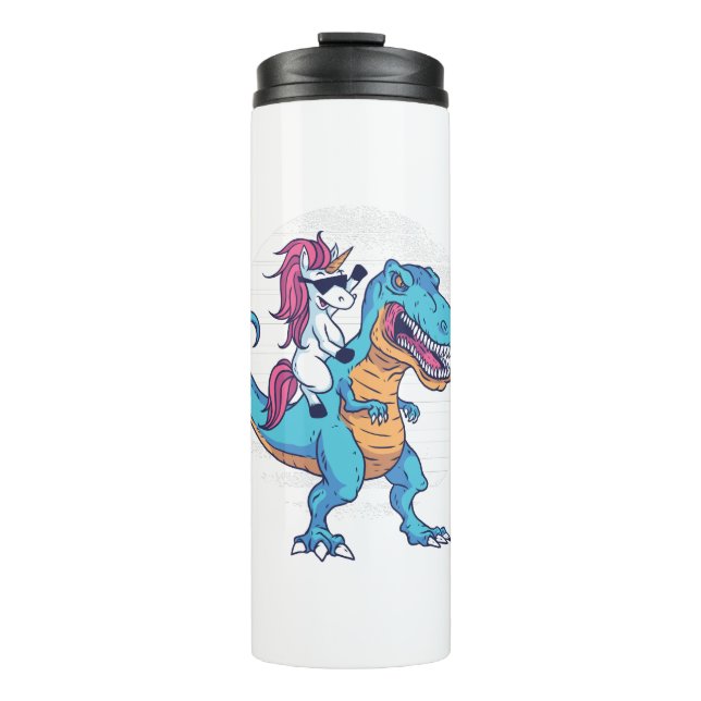 Bouteilles Isothermes Unicorne et T-Rex (Devant)