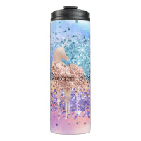 Unicorne rose étincelle Purple Aqua Parties scinti