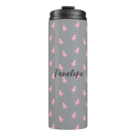 Bouteilles Isothermes Unicorne rose invisible sur gris