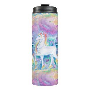 Bouteilles Isothermes Unicornes aquarelle