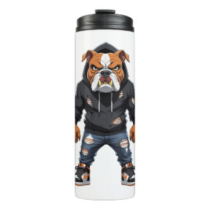 Bouteilles Isothermes Urban Alpha Bulldog - Mascotte de style rue
