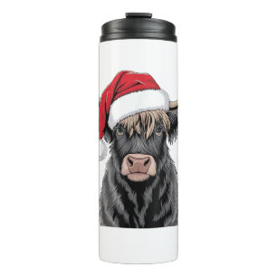 Bouteilles Isothermes Vache Highland Père Noël Vache Highland Lover Fa