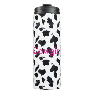 Bouteilles Isothermes Vachère Imprimé Vache Noir Blanc