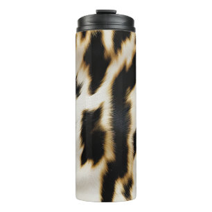 Bouteilles Isothermes Vachette blanche noire