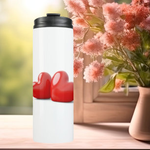 Bouteilles Isothermes Valentine's Day 3D Stéréo Love Thermal Tumbler
