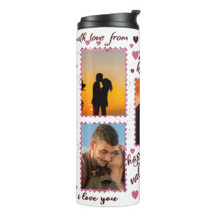 Bouteilles Isothermes Valentines Day Couples Parties scintillant Photo C