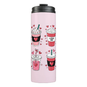 Bouteilles Isothermes Valentines Day Latte Coffee Lover