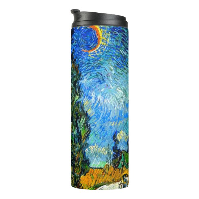 Bouteilles Isothermes Van Gogh Road avec Cypress et Star (Tourné sur la droite)