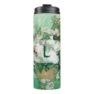 Bouteilles Isothermes Vase à Van Gogh avec le monogramme floral d'art de
