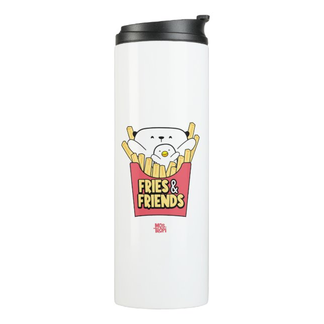 Bouteilles Isothermes Vaso térmico│Fries and friends (Tourné sur la gauche)