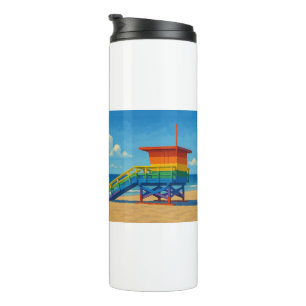 Bouteilles Isothermes Venice Beach Rainbow Lifeguard Stand