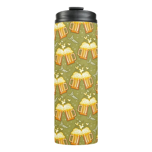 Bouteilles Isothermes Verres de motif de bière (Devant)