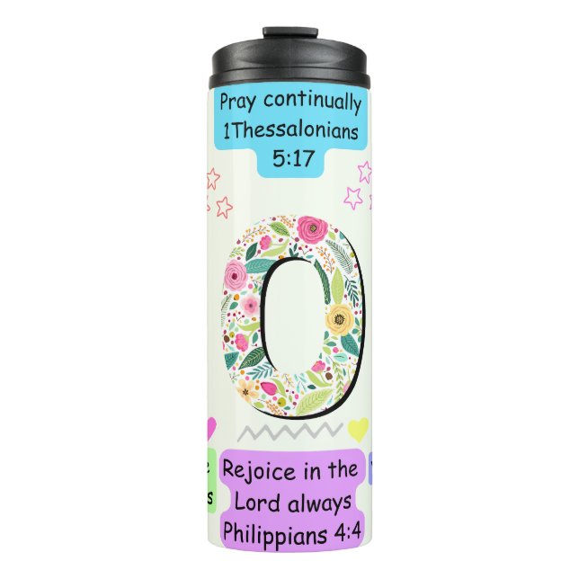 Bouteilles Isothermes Versets de la Bible (Devant)