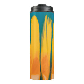 BOUTEILLES ISOTHERMES VÊTEMENT JAUNE ET BLEU