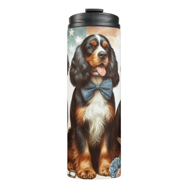 Bouteilles Isothermes veteran day american spaniels dog (Devant)