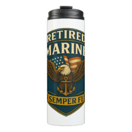 Bouteilles Isothermes VetGearHQ.com Marine Corps Veteran Logo Emblem