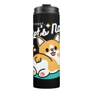 Bouteilles Isothermes Vibes Corgi Butt et Nap - Joli chien couché