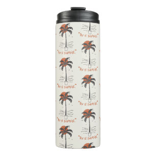 Bouteilles Isothermes Vibes de plage Tropical Palm Tree Summer Sun Retro