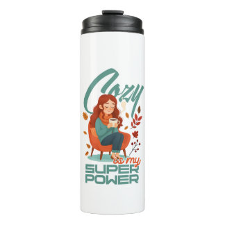 Bouteilles Isothermes Vibes de superpuissance confortable Tumbler