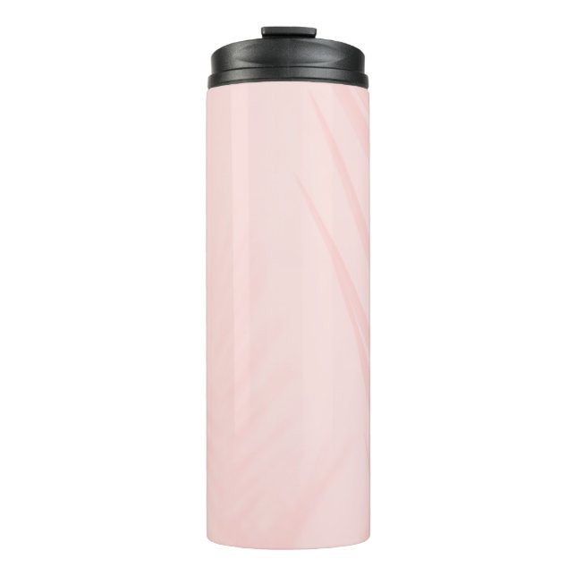 Bouteilles Isothermes Vibes tropicales Tumbler - Aqua avec palmiers blus (Devant)