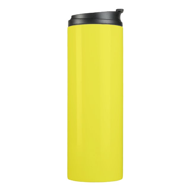 Bouteilles Isothermes Vibrant Solid Yellow Background  (Tourné sur la gauche)