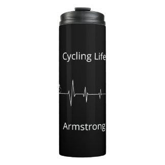 Bouteilles Isothermes Vie cyclable, Heartbeat personnalisable