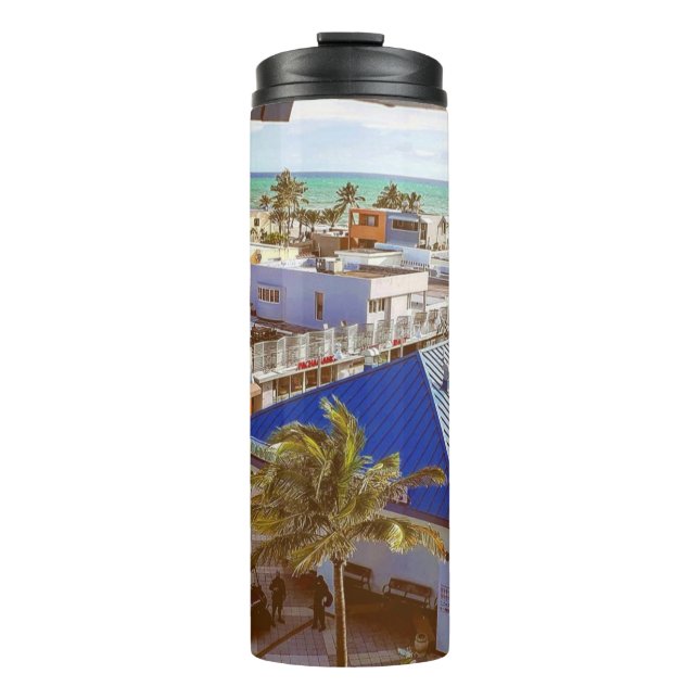 Bouteilles Isothermes Vie sur la plage (Devant)