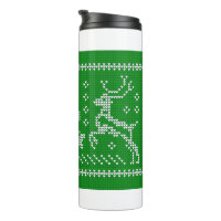 Vilain chandail sonneries cloches cerfs de Noël ve