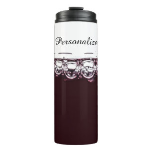 Bouteilles Isothermes Vin rouge élégant violet blanc